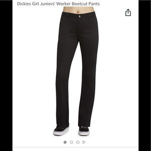 Dickies Girl Junior’s Worker Bootcut pants